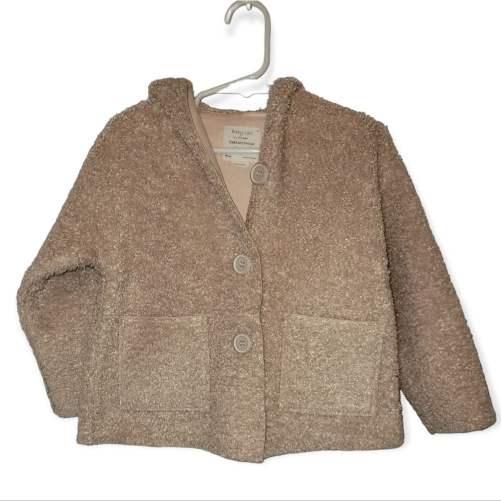 Zara Baby Girl Knit Wear Pink Jacket Size 2-3T